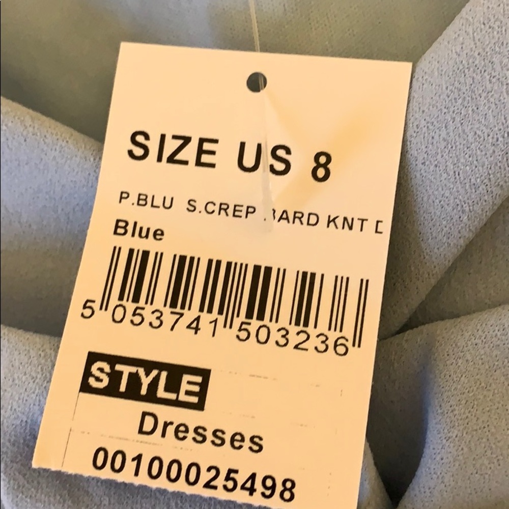Light Blue Off the Shoulder Dress from L&T - Picture 3 of 3
